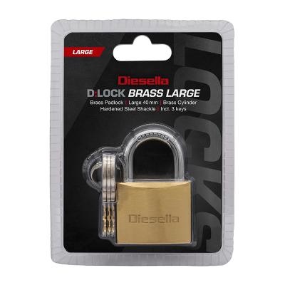 Hængelås Large 40 mm Messing